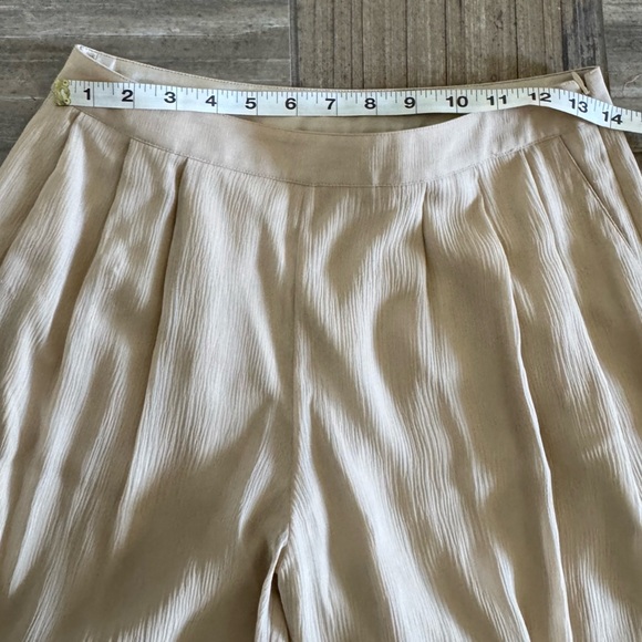 St. John Silk Wide Leg Trousers Women’s size 4 - Picture 11 of 11